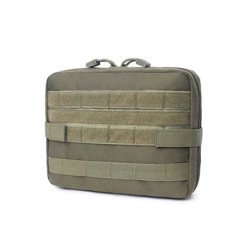 Military-Outdoors Green Outdoor Tool Pouch with MOLLE Straps for Easy Attachment