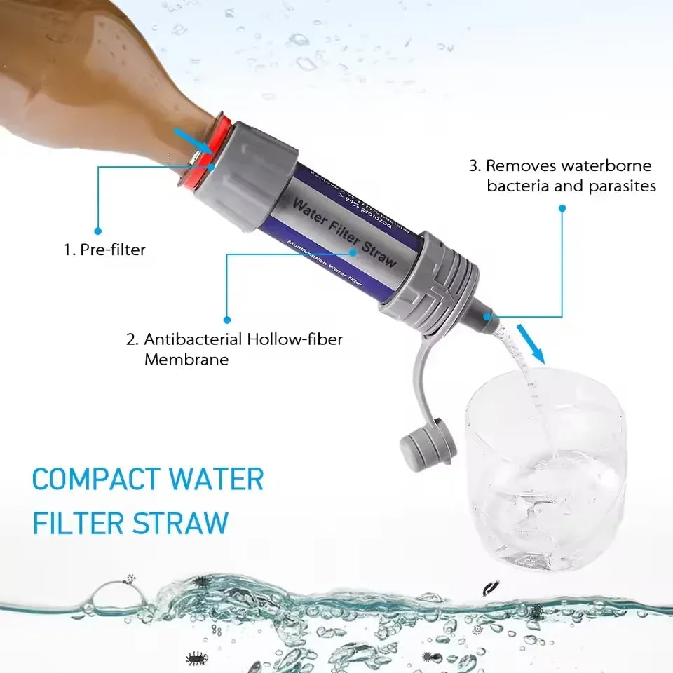 Outdoor Water Filter For Emergency use | Military-Outdoors.com