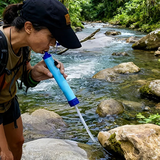 Military-Outdoors Outdoor Water Filter for safe drinking from natural water sources