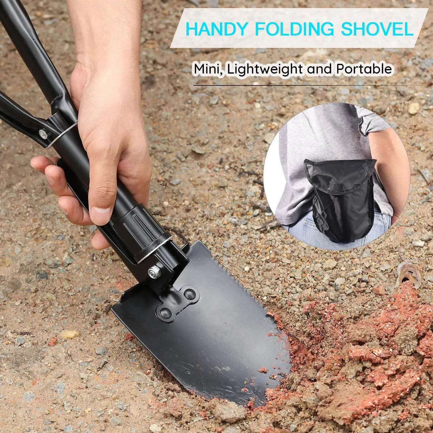 Multifunction Shovel with Storage Bag - Military-Outdoors.com