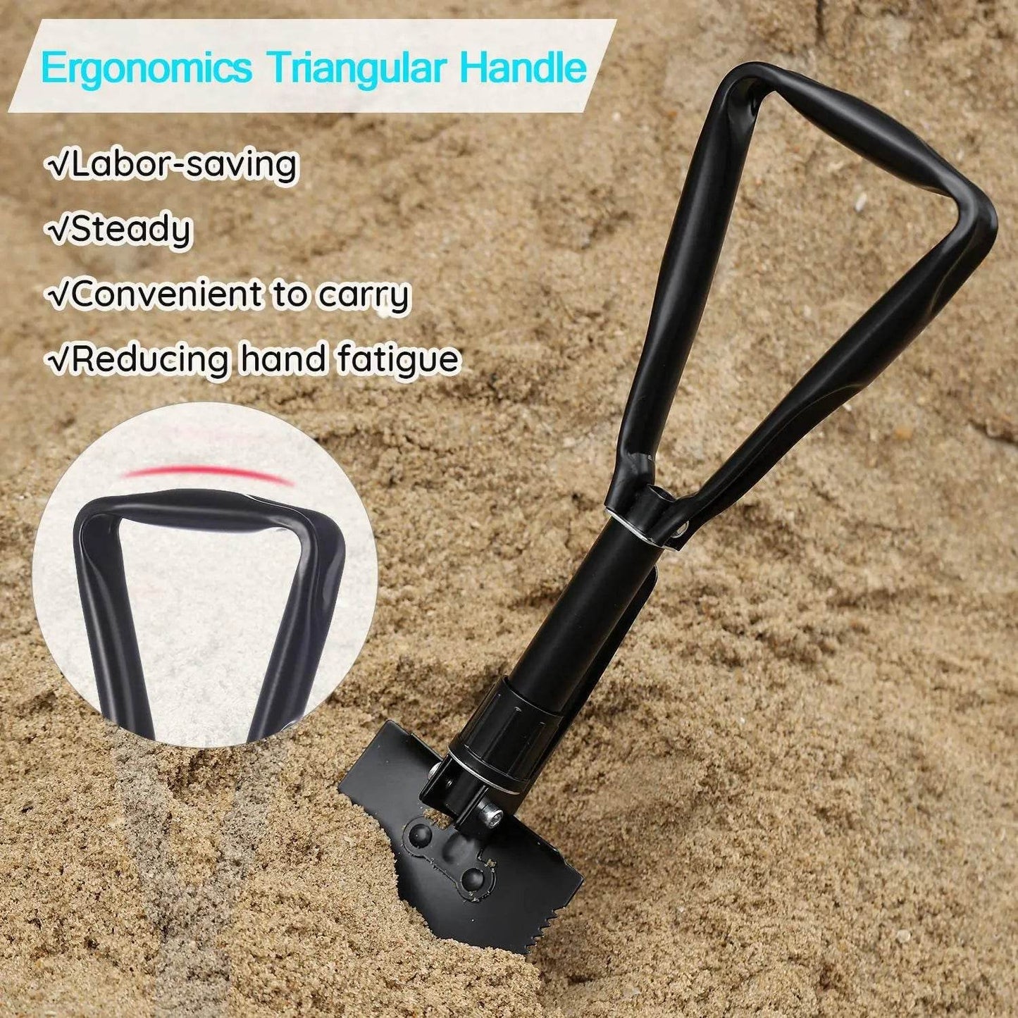 Multifunction Shovel with Storage Bag - Military-Outdoors.com