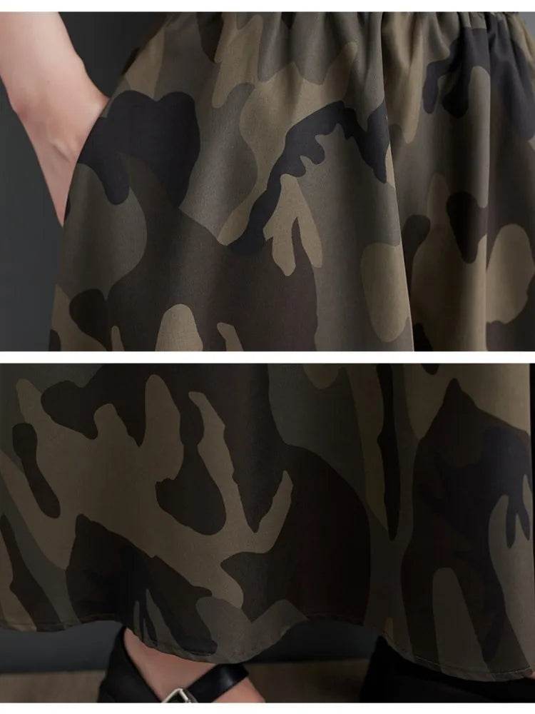 Oversized Camouflage Long Ladies Skirts - Military-Outdoors.com
