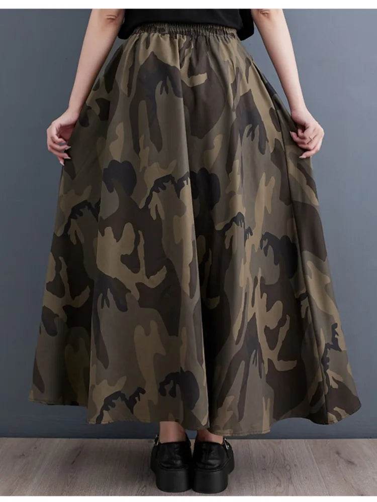 Oversized Camouflage Long Ladies Skirts - Military-Outdoors.com