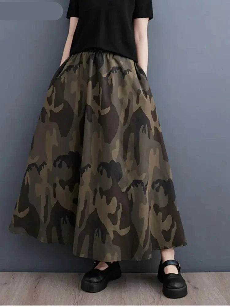 Oversized Camouflage Long Ladies Skirts - Military-Outdoors.com