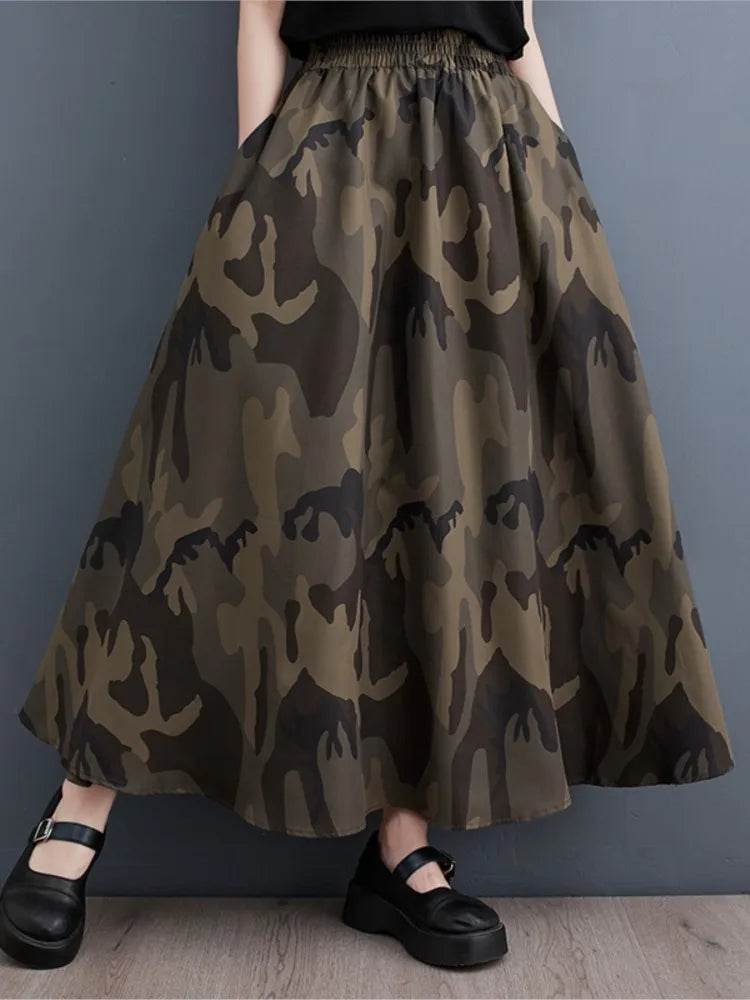 Oversized Camouflage Long Ladies Skirts - Military-Outdoors.com