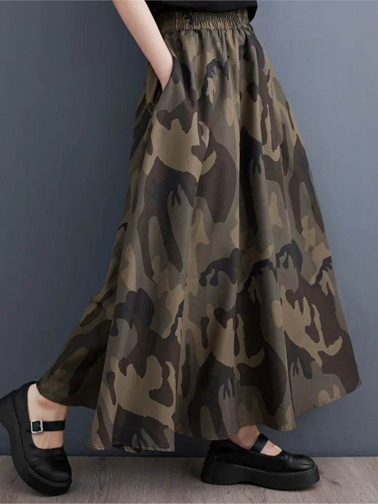 Oversized Camouflage Long Ladies Skirts - Military-Outdoors.com