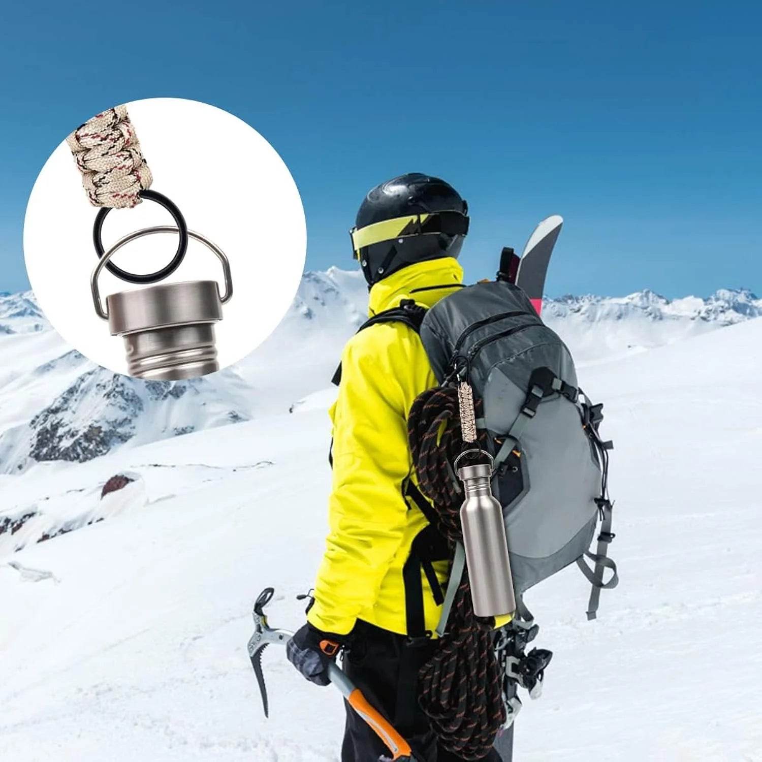 1PC Outdoor Survival Kit Parachute Cord Keychain - Military-Outdoors.com