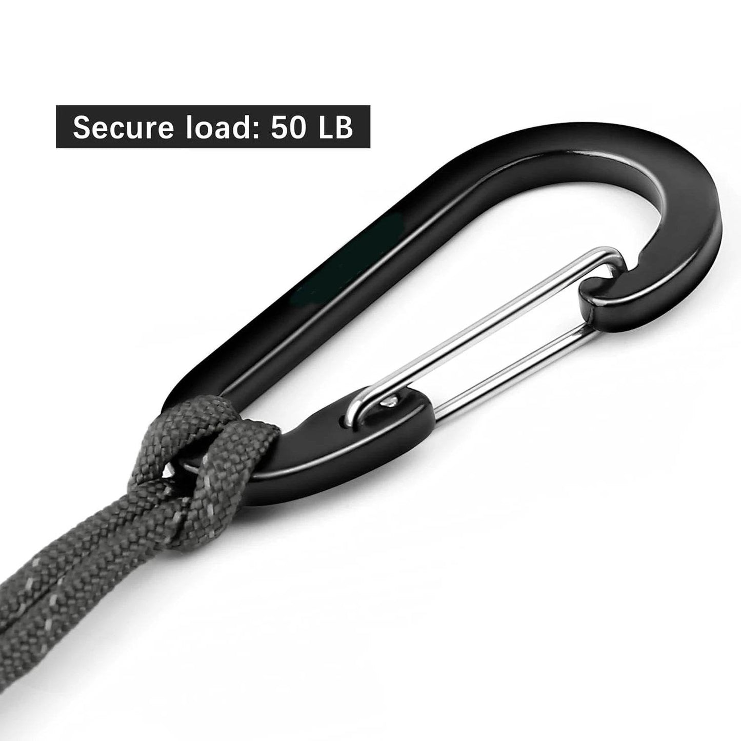 Durable paracord keychain with a secure load of 50 LB for outdoor enthusiasts