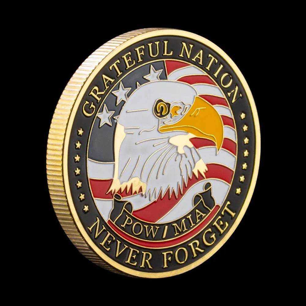 Grateful Nation Veteran Coin - POW MIA Tribute - Military-Outdoors.com