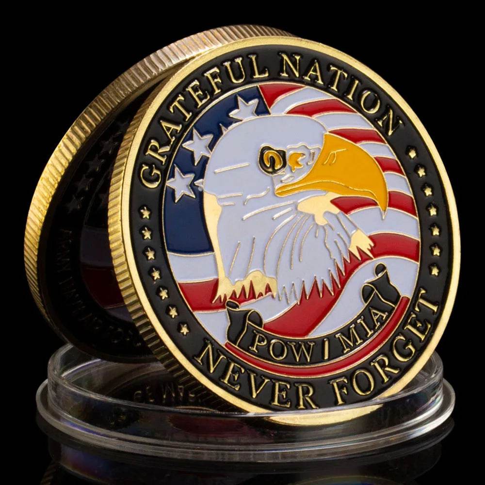 Grateful Nation Veteran Coin - POW MIA Tribute - Military-Outdoors.com