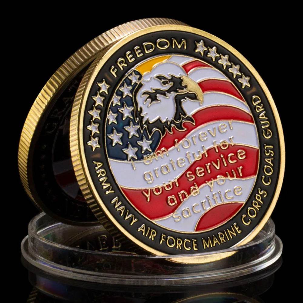 Grateful Nation Veteran Coin - POW MIA Tribute - Military-Outdoors.com