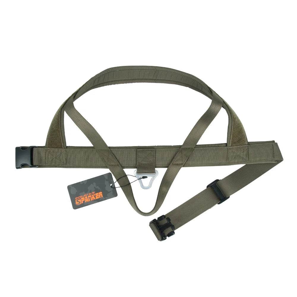 Military Green Pet Chest Strap Vest for Secure and Comfortable Dog Control
