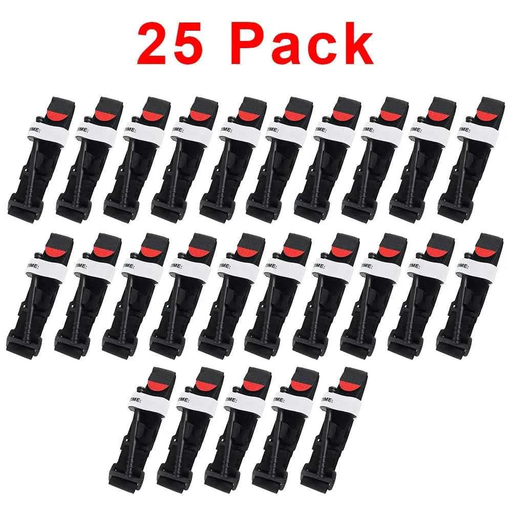 5-10-25 Pcs Portable Emergency Outdoor Tourniquets