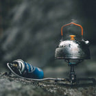 Ultra-Light Titanium Camping Stove - Portable Survival Equipment for Outdoor