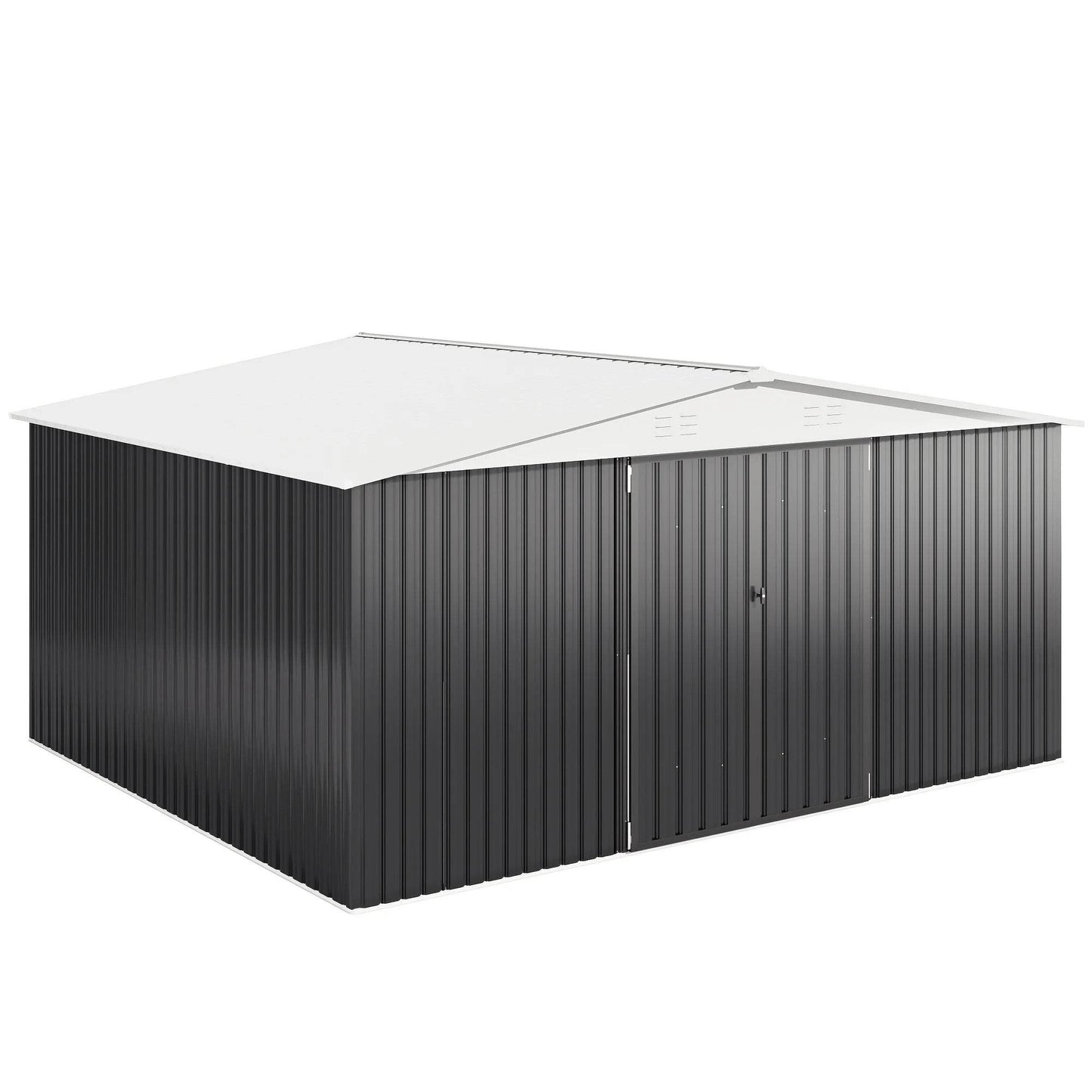 Outdoor Lockable Steel Storage Shed - Military-Outdoors.com