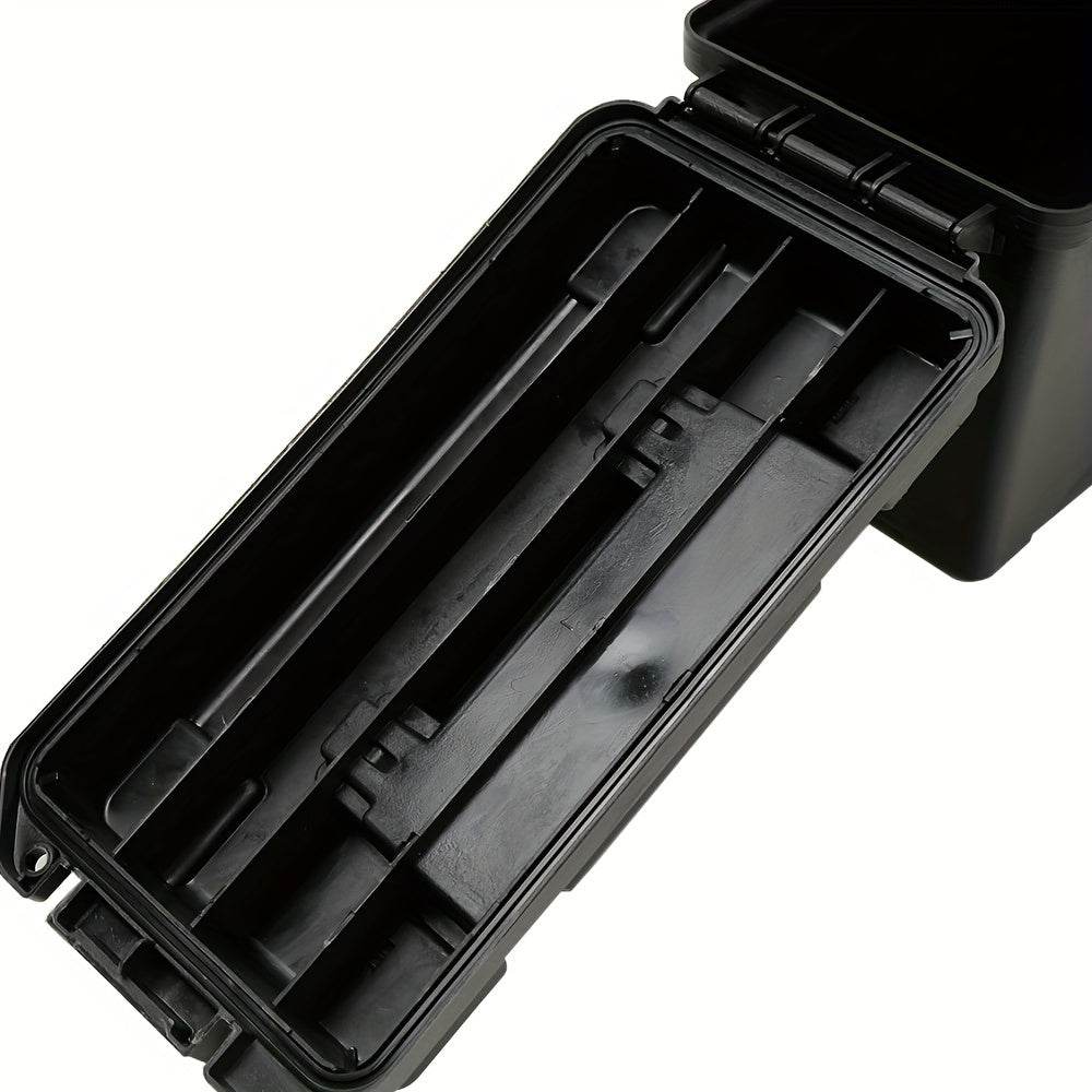 Durable PVC Ammo Container with removable dividers for organized storage and easy access