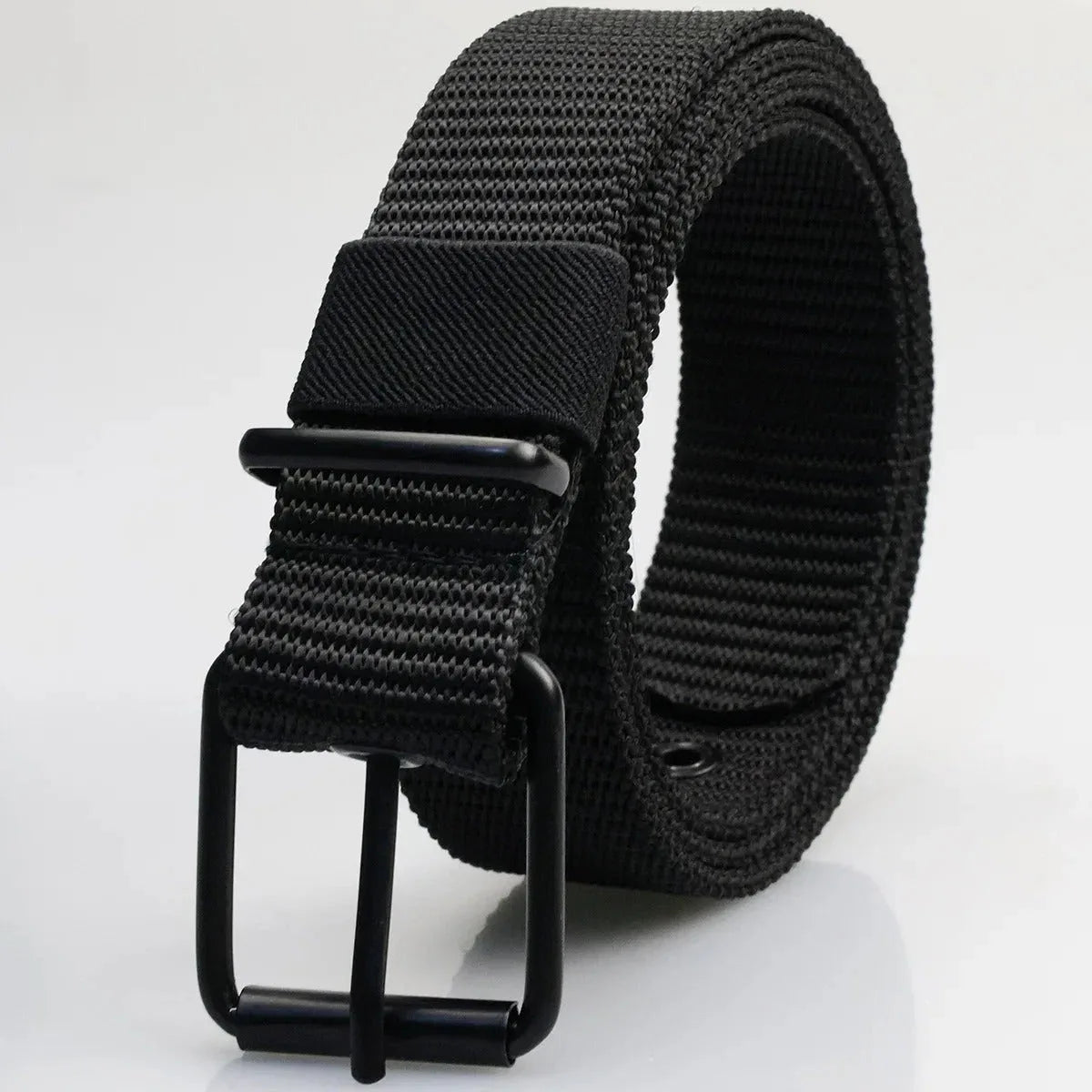 Black quick release belt for military and outdoor activities
