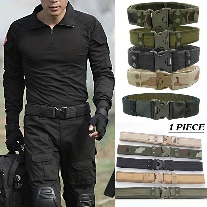 Military-Outdoors Quick Release Tactical Belt - Durable Gear - Military-Outdoors.com