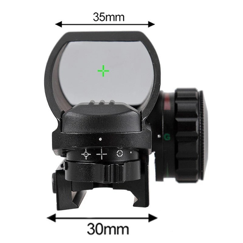 Riflescope combo with adjustable reticle for enhanced targeting accuracy