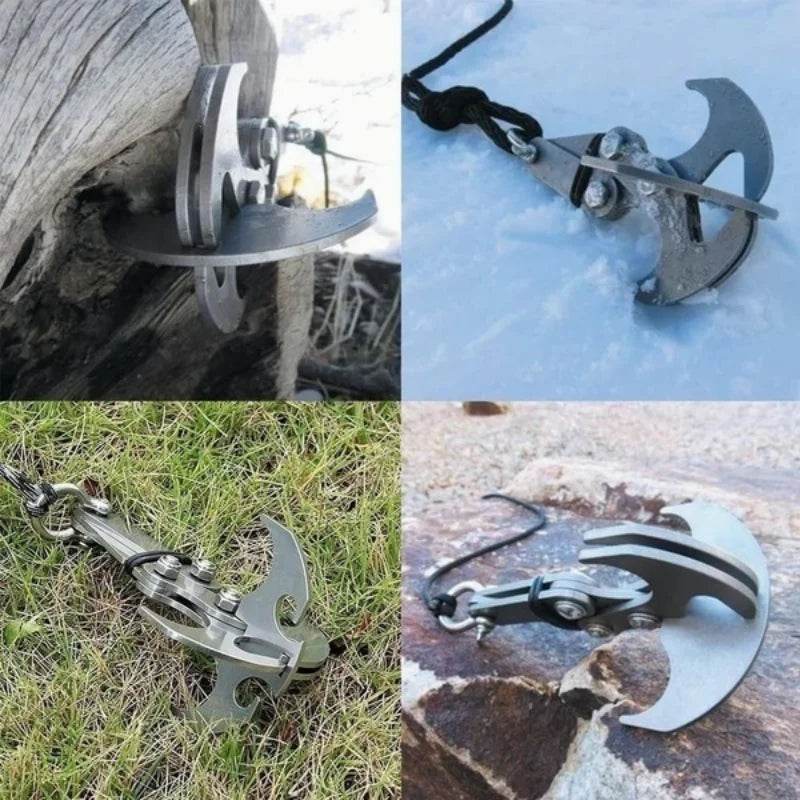 Multifunctional Stainless Steel Climbing Claw - Military-Outdoors.com