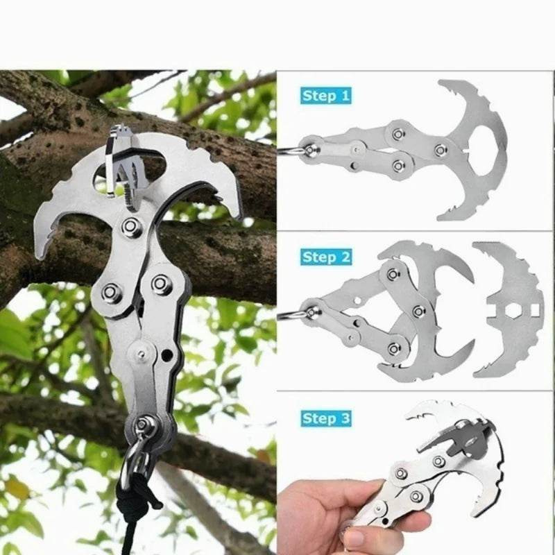 Multifunctional Stainless Steel Climbing Claw - Military-Outdoors.com