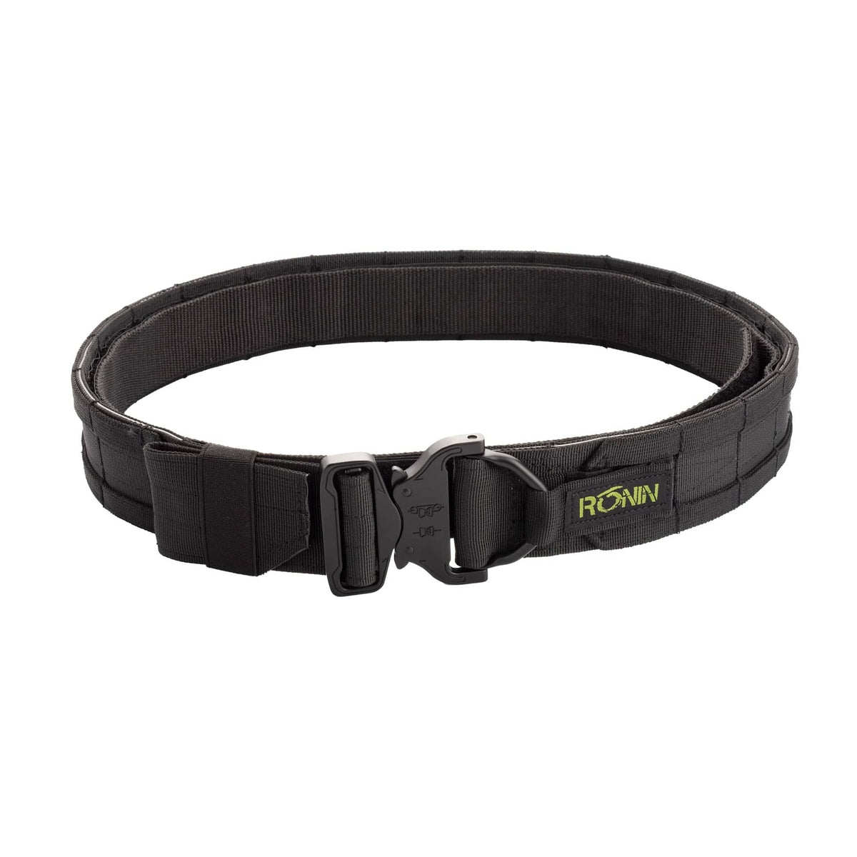 Ronin outdoor belt in black for tactical use and durability