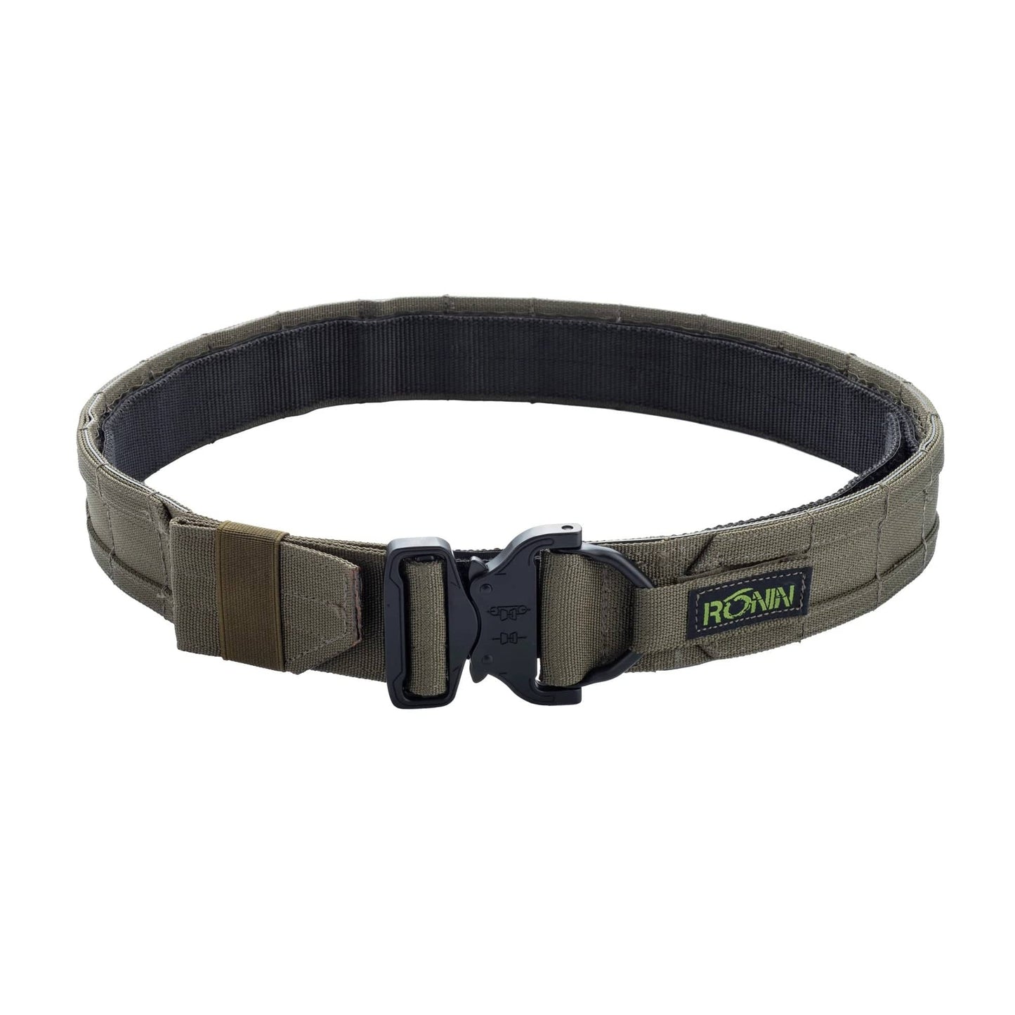 Ronin outdoor belt in Ranger Green for tactical use and durability