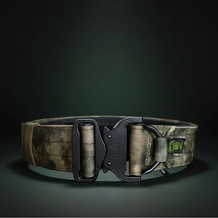 Ronin Outdoor Belt in Camouflage with Quick Release Buckle for Outdoor Use