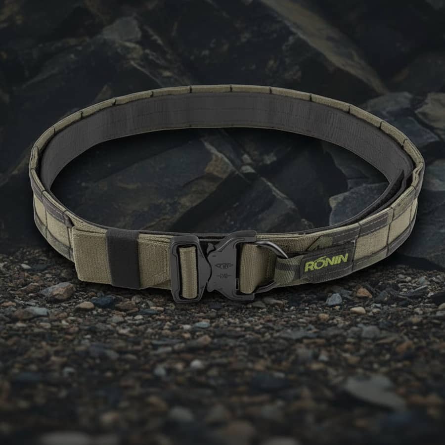 Ronin Outdoor belt in olive green for rugged outdoor activities