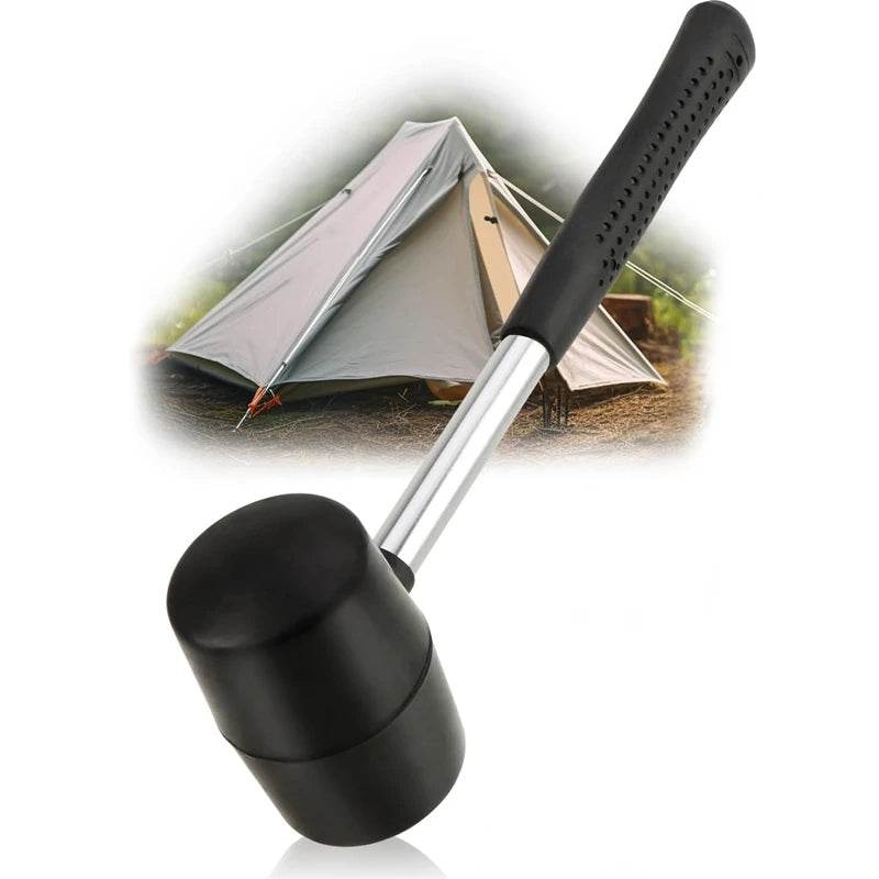 Military-Outdoors Rubber Mallet Hammer for Camping - Military-Outdoors.com