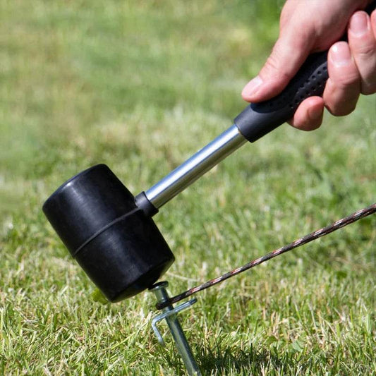 Military-Outdoors Rubber Mallet Hammer for Camping - Military-Outdoors.com
