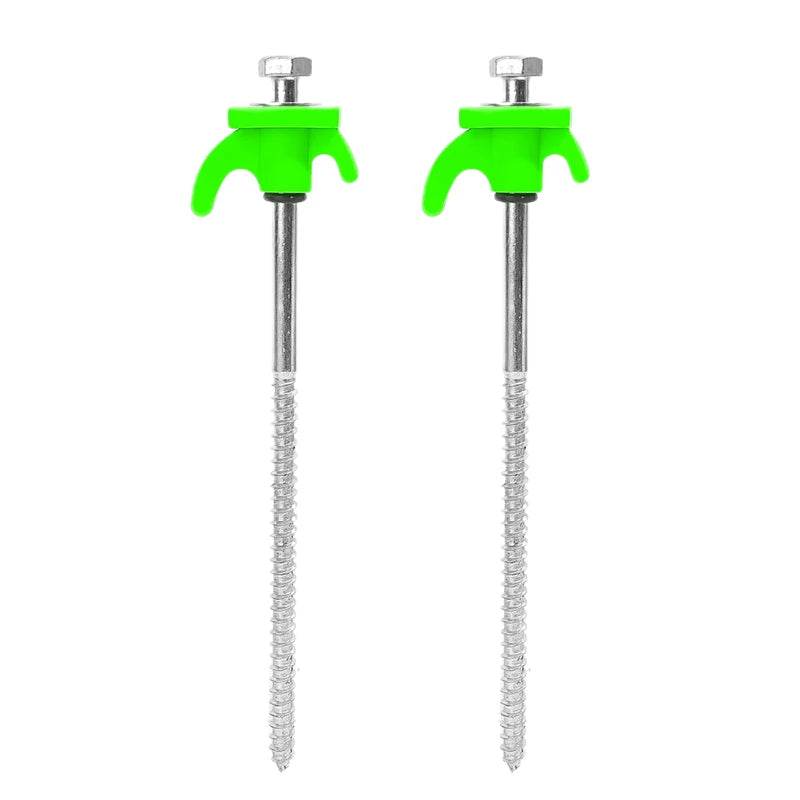 Military-Outdoors Screw Anchor Tent Stakes - 2-10 Pcs Pack - Military-Outdoors.com