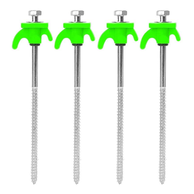 Military-Outdoors Screw Anchor Tent Stakes - 2-10 Pcs Pack - Military-Outdoors.com