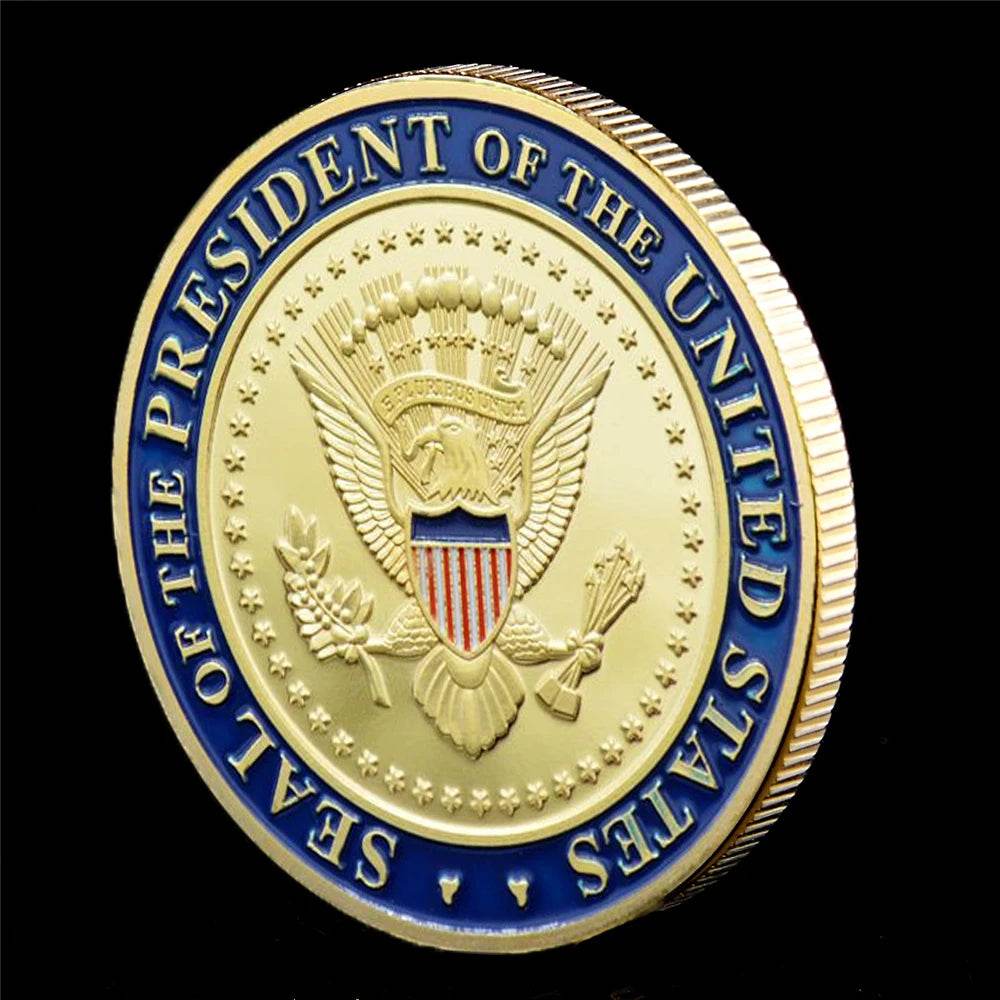 USA Secret Service Gold Plated Coin - Military-Outdoors.com