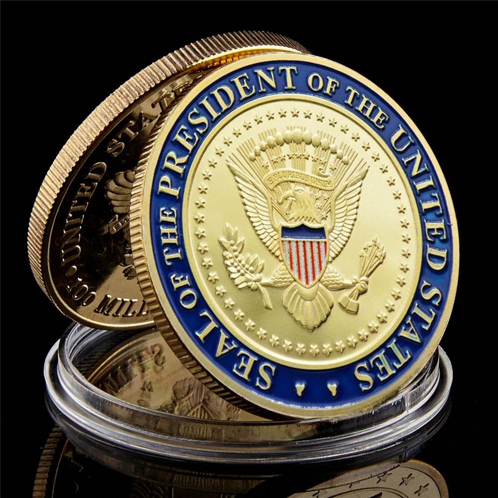 USA Secret Service Gold Plated Coin - Military-Outdoors.com