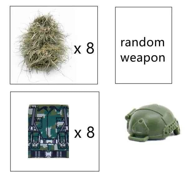 6pcs Army Special Forces Soldier Figure Toys - Military-Outdoors.com