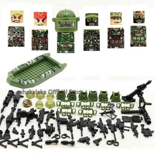 6pcs Army Special Forces Soldier Figure Toys - Military-Outdoors.com