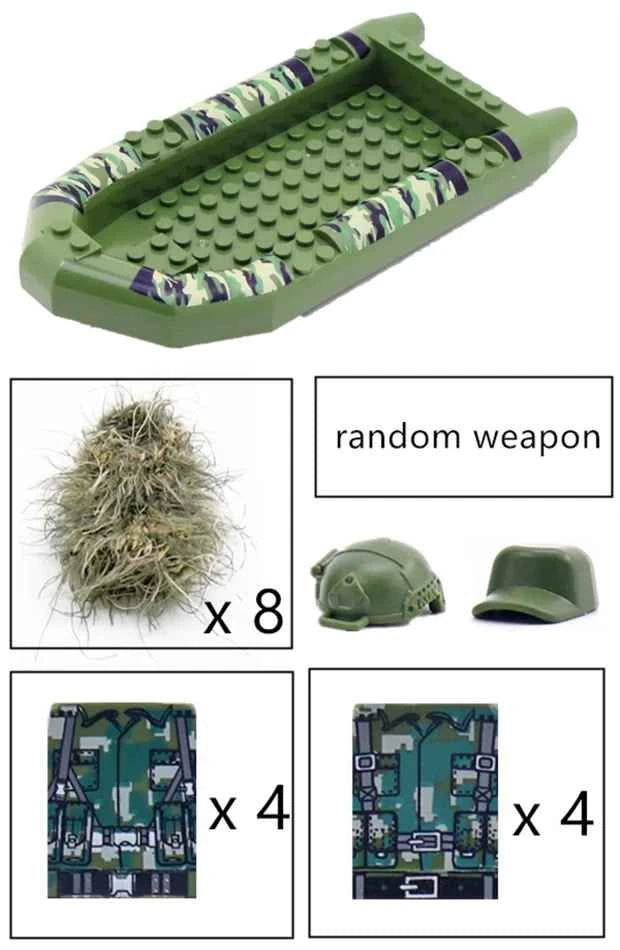 6pcs Army Special Forces Soldier Figure Toys - Military-Outdoors.com