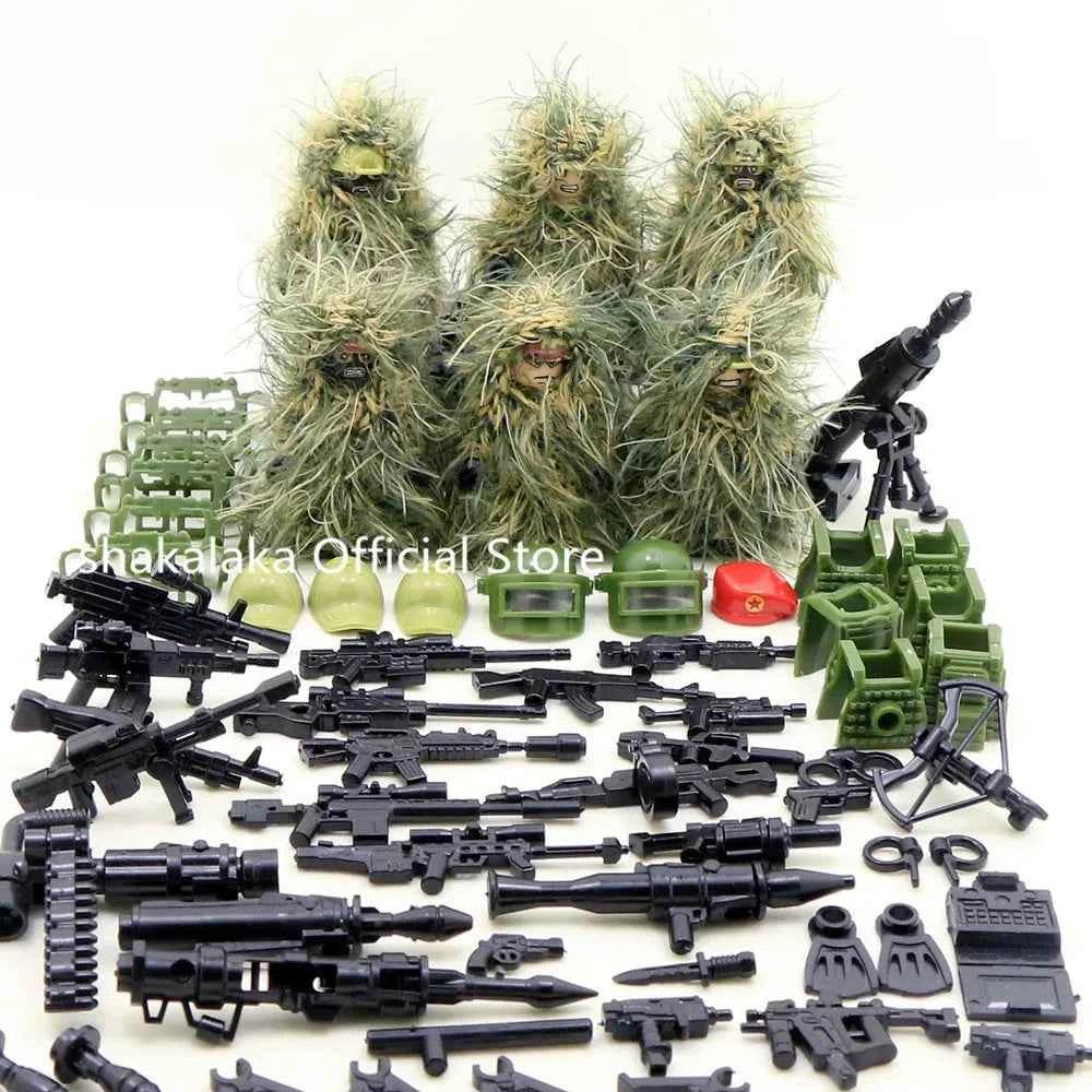 6pcs Army Special Forces Soldier Figure Toys - Military-Outdoors.com