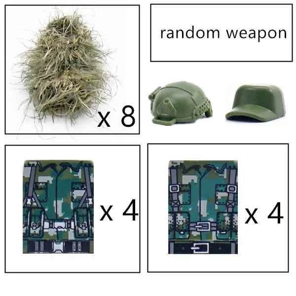 6pcs Army Special Forces Soldier Figure Toys - Military-Outdoors.com