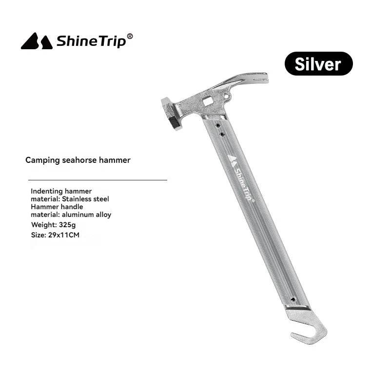 ShineTrip Outdoor Tent Nail Hammer for Camping Gear - Military-Outdoors.com
