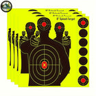 10 Pcs Reactive Splatter Target Stickers - 8in Self-Adhesive Practice Targets