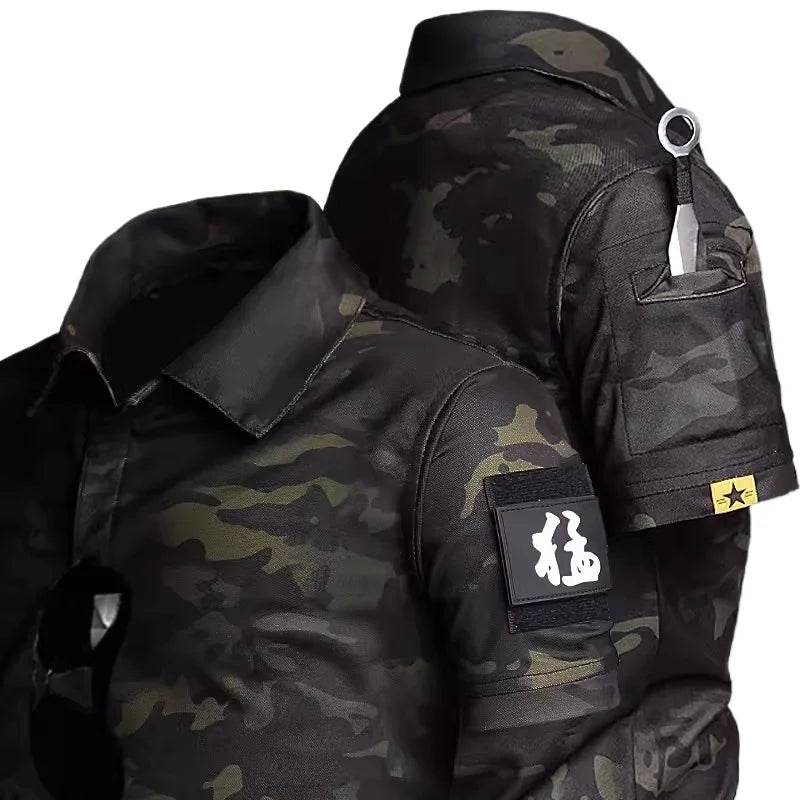 Short Sleeve Outdoor Shirt in Camouflage for Active Use