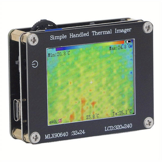 Simple Handheld Thermal Infrared Camera with Color Display for Temperature Measurement