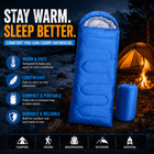 Military-Outdoors Warm Sleeping Bag for Camping Comfort