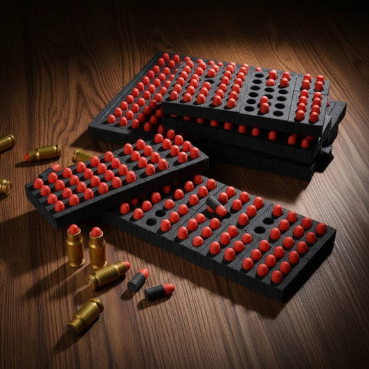 Soft Foam Darts and Toy Shells in Red for Safe Play and Target Practice
