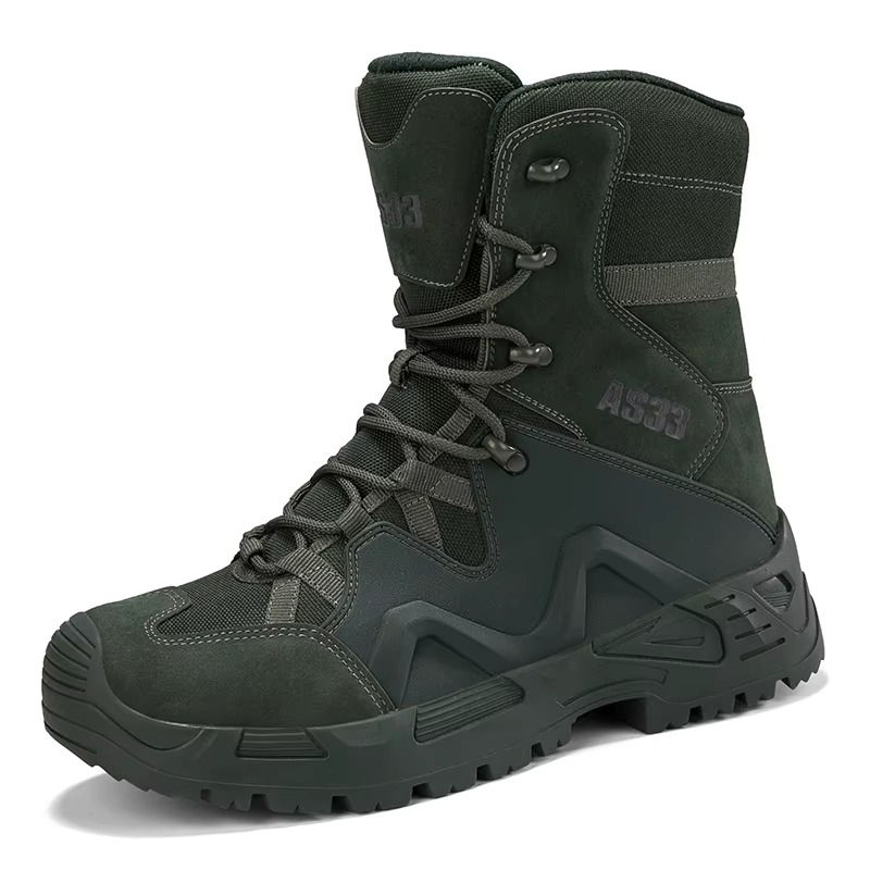 Durable special forces leather boots designed for tactical performance in various terrains - Military-Outdoors.com