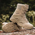 Split Leather Outdoor Boots - Lace-Up Hiking & Camping Footwear