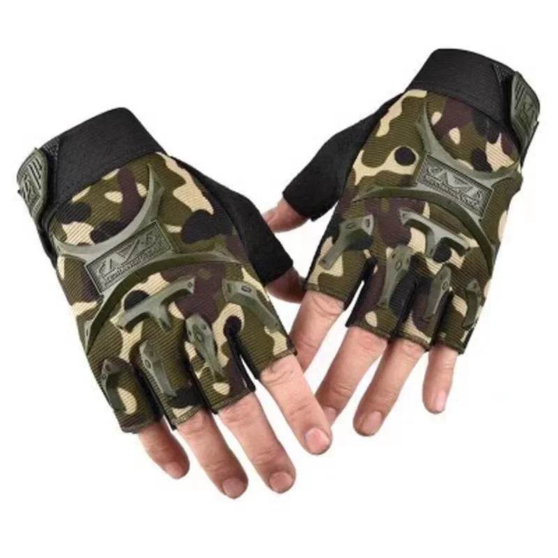 Kids Camo Fingerless Gloves by 4-10 Years - Military-Outdoors.com
