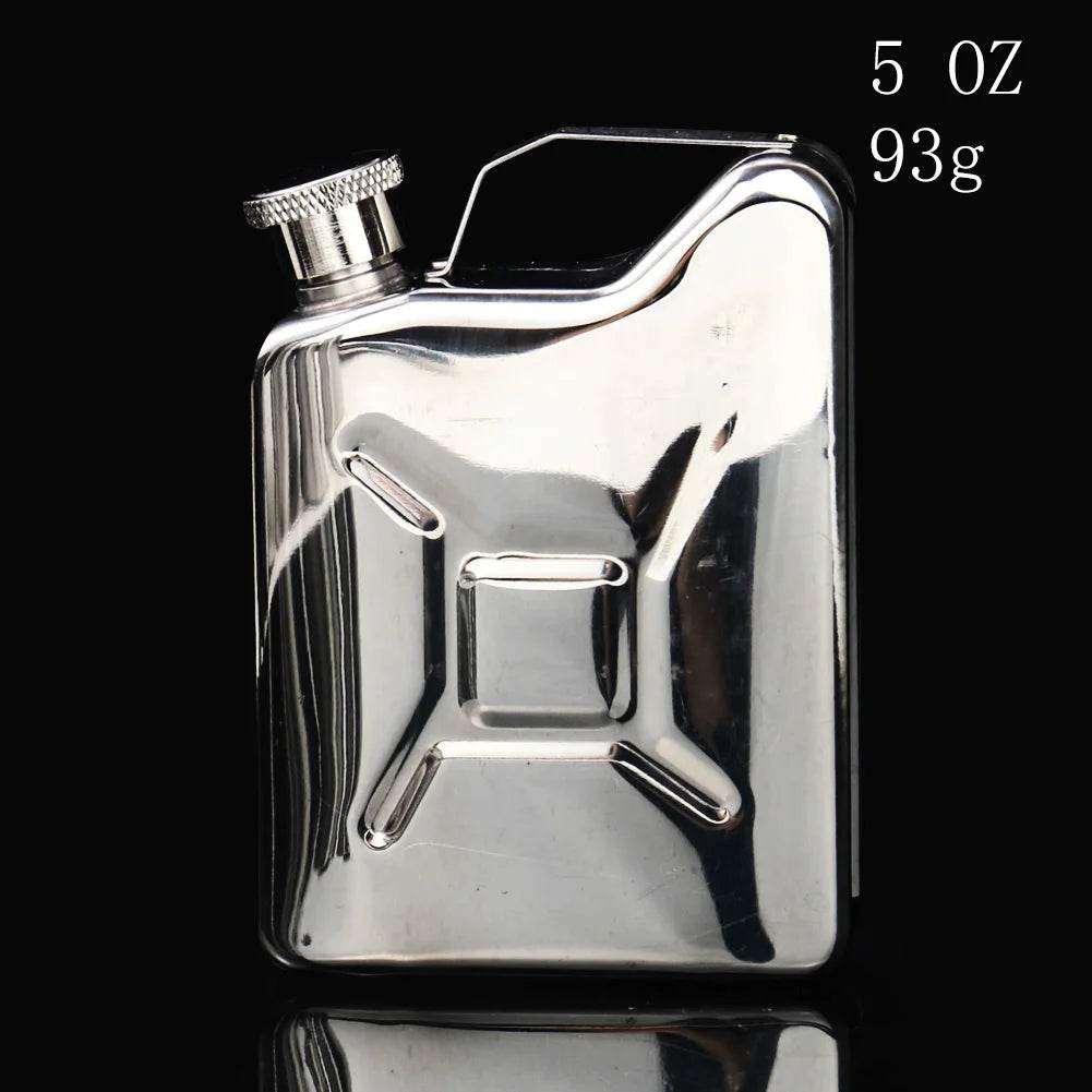 Stainless Steel Hip Flask - Durable & Sleek - Military-Outdoors.com